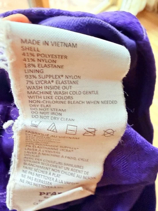 Prana Purple Capri Leggings - Picture 5 of 7